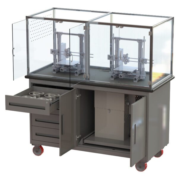 MGF-1500-3D2 DUAL 3D PRINTER CART